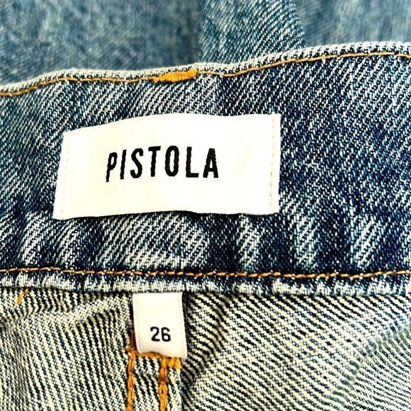 Pistola Jeans Lily Balloon tapered Hemp in Honeymoon Blue 26 - Picture 7 of 9